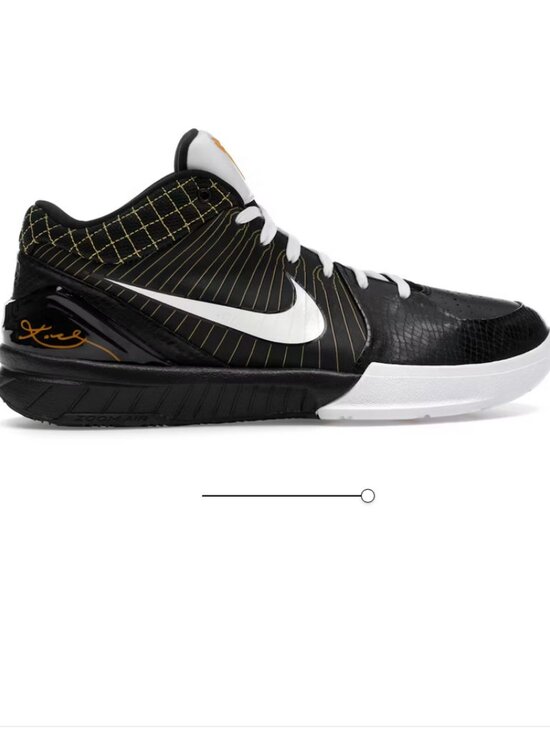Nike Kobe 4 IV Del Sol Black Marigold White Size 13 US Mens 47.5 EUR 12 UK Nice main image 7